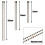 24 Pieces Ceiling Fan Pull Chain Extender Bronze Fan Chain Extension 12/24/ 36 Inches Extra Long Ceiling Fan Pull Chain 7