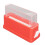 Micro Applicator Holder and Interdental Brush Dispenser, Large Capacity Transparent Storage Box Red 2
