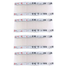 4X Transparent Plastic Waterproof Poker Novelty Poker Index Playing Cards