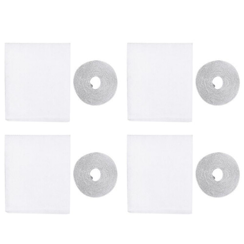 4pcs 200cmx 150cm DIY Mosquito Net Insect Curtain Fly Mosquito Bug Window Mesh