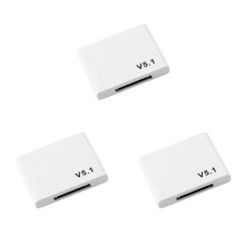 3X 30 Pin 5.1 Audio Receiver A2DP Music Wireless Adapter for 30Pin Jack Analog Speaker White