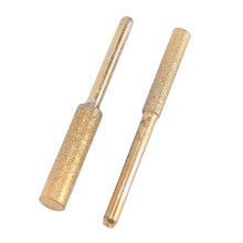 36Pcs High Hardness Diamond Chainsaw Sharpener- Titanium Plated Burr Stone File,Diamond Sharpening Wheels Chainsaw File
