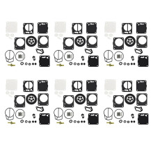 6X Carburetor Rebuild Kit Carburetor Raider Xl700 700 for 650 701 760 1100 1200