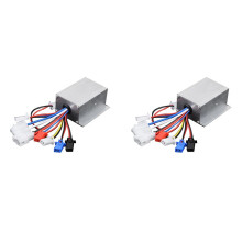 2X 24V 250W Brushed Controller Electric Bicycle E-Bike Scooter Brush Speed Controller Motor for Electric Scooter