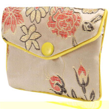 36-Piece Jewelry Silk Purse Bag Brocade Embroidery Bag Gift Bag, Various Colors