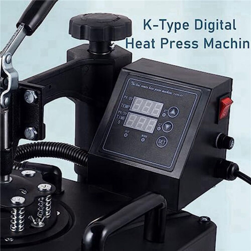 2X Heat Press Control Box Replacement Digital Panel Accessory Machine 1400W Temperature Controller 110V US Plug 2