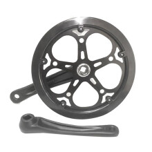 2X Fiets Vouwfiets Crankstel 52T 170Mm Fiets Crank Set Tandplaat Single Speed Fiets Diamant Gat Tandwiel Accessoires