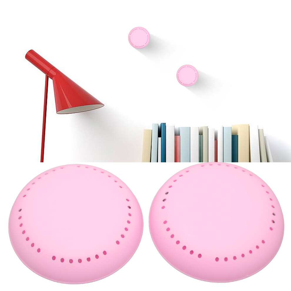 2pcs Round Aromatherapy Freshener Boxes Car Bedroom Odor Remover, Rose