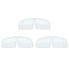 6x Rechts + Linke Seite RüCkspiegelglas Len 2128100521 2128100621 für - A B C E S GLA GLK Klasse W204 W212 W221