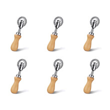 6X KółKo do Ciasta - KółKo do Makaronu - KółKo do Ravioli Crimper Cutter Cutter do AkcesorióW Kuchennych do Makaronu
