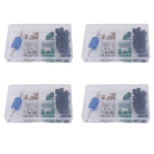 284Pcs A / C Air Conditionné Valve Core R12 R134A RéFrigéRation Valve Core R12 / R134A AC Master Valve Core Kit de RéParation