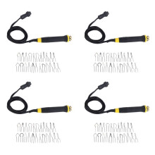 4/Pcs Electrocautery Pen Pyrography Machine Handle Solder Tip 92/Pcs for Gourd,Plank,Leather,Bark
