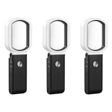 3pièces Loupe avec Lumière, 25X 10X Portable et Loupe Debout pour la Lecture, L'Inspection, les Bijoux