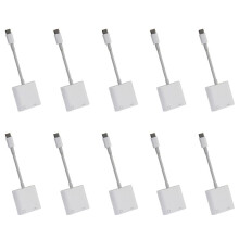 10X Otg Ethernet Adapter Typ C Usb C zu Rj45 Ethernet Lan Kabel Konverter 100 Mbit / S für Mobil Telefon Tablet Typ C.