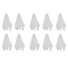 10X Simple Short Tulle Wedding Veils White Bridal for for Wedding Accessories