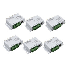 6X 4CH Passive Video Balun for TVI CVI AHD Cameras CCTV Via Twisted Pairs UTP Video Balun 4CH Transceiver BNC to UTP