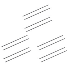 12Pcs Carbon Fiber Tail Boom Support Rods for  V977 V930 XK K110 RC Helicopter Drone Spare Parts Accessories