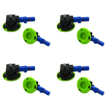 8X 3 Tums Konkav Vakuumkopp 75 mm Heavy Duty Handpumpsugkopp med M6 GäNgad Dubb