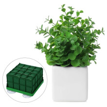 16 PièCes Cage en Mousse Florale pour Fleurs Cage en Mousse Florale CarréE Porte-Fleurs avec Mousse Florale pour Cage à Fleurs