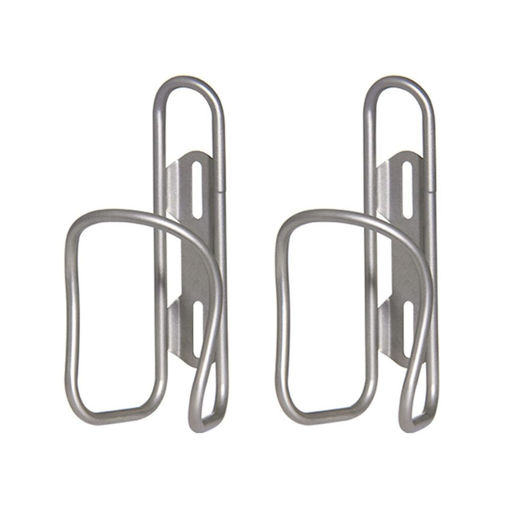 2X Bicycle Kettle Rack Titanium Alloy Hollow Riding Water Bottle Cage Holder With Screws Style A 6032985031643