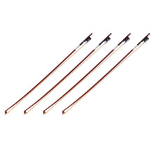 4X Black Octagonal Bow Children Playing Durable Violin Bow Musical Instruments 4/4 Portable Learn Practice Bow
