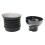 2X for  Coffee Beans Grinder Single Dose Hopper and Bellows Coffee Grinder Bean Bin Blowing Cleaning Tool 3