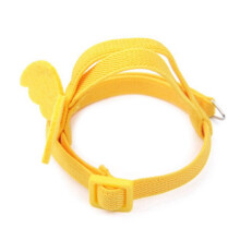 2X Yellow  Bird Leash Outdoor Adjustable Harness Training Rope Anti Bite Flying Band Soft Comfortable  Leash