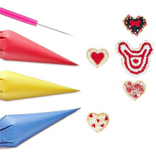 244Pcs Tipless Piping Bags - 200Pcs Disposable Piping Pastry Bag for Icing/Cookies Decorating -Cake Decorating Tools