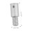 2pcs Metal Broom Handle Adapter with Secure Threaded Connection, Durable Extension Tip for Mop 3