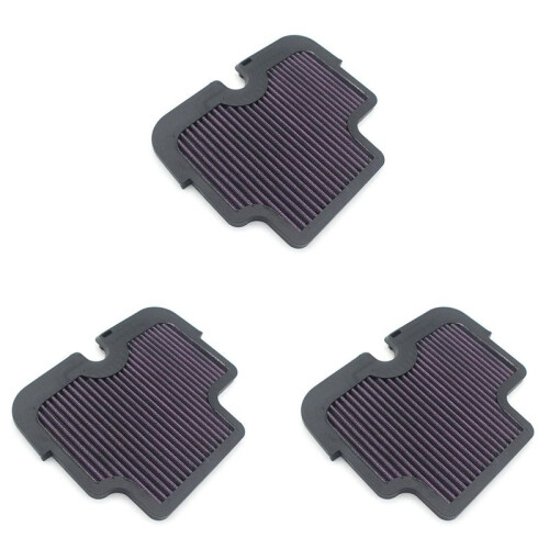 3X Motorcycle Replacement Air Filter for  ER-6N ER650 ER6N 2009 2010 2011