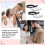200 Pack Reusable Finger Size Gauge Measure Ring Sizer Plastic US Ring Measurement Tool White and Black 5