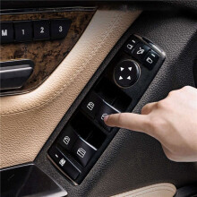 48PZ Seggiolino Auto Memory Lock Window Glass Lift Button Cover Sticker per CLA / GLA / GLK / GLE / CLS / GL / ML / un / B / e