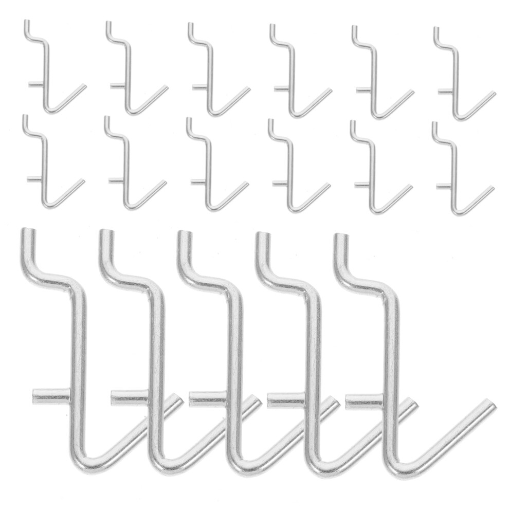20Pcs Heavy Duty Metal Pegboard Hooks For Garage Tool Storage And Home Organization 9174973226246