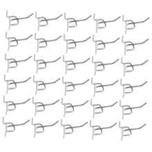 50pcs Heavy Duty Iron Pegboard Hooks for Garage Storage and Workshop Tool Organization