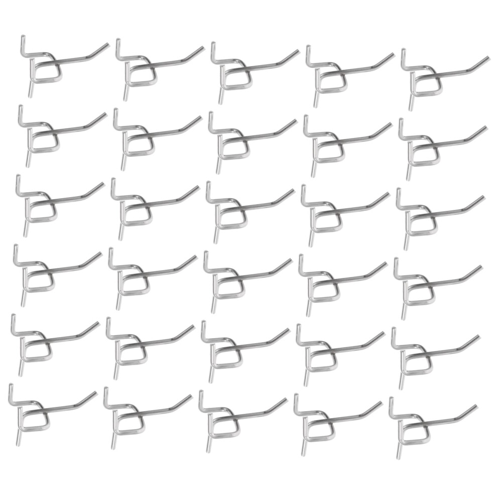 50Pcs Heavy Duty Iron Pegboard Hooks For Garage Storage And Workshop Tool Organization 9053599593690