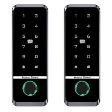 2X WIFI TUYA App Biometric Fingerprint Access Controller Keypad IP66 Waterproof Standalone Door Access Control System(A)
