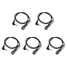 5X Câble de Ramassage de Guitare Câble PiéZoéLectrique Broche D'ExtréMité Jack Adaptateur de Guitare Câble D'Instrument StéRéO