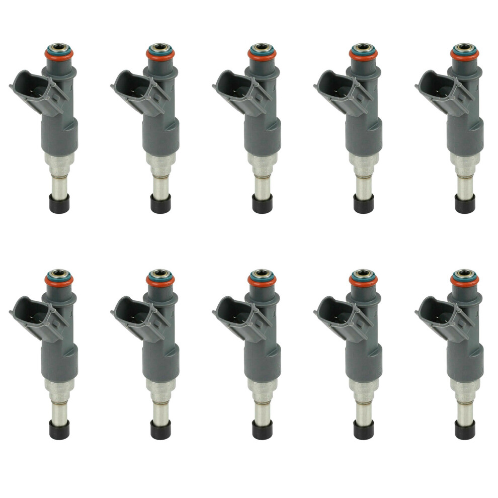 10X Car Fuel Injector For Hilux 2.7L Tacoma Innova Mpv 2.0 2.5 2.7L 4Runner 2010-2012 23250-0C010 2320979155 Gray 6031539849352
