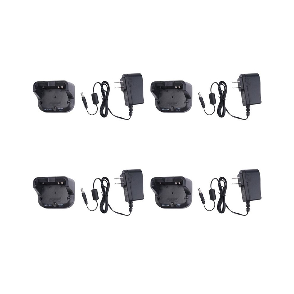 4X Bc-193 Liion Battery Fast Dock Charger For Bp-265 Bp263 Radio Ic-V80 V80e T70a T70e Us Plug 6031563865410
