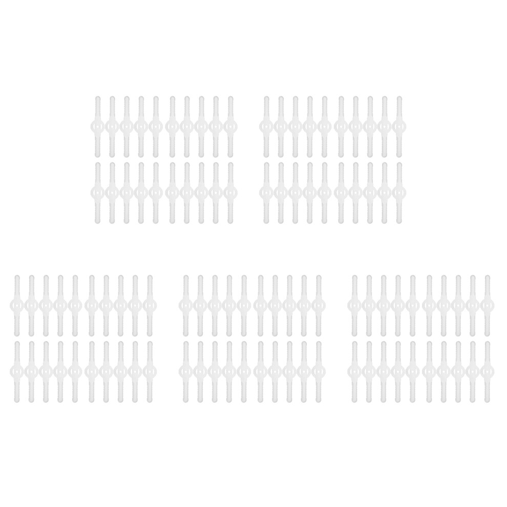 100Pcs Plastic Grass Trimmer Blades Lawn Mower Trimmer Accessories Lawn Mower Blade Cordless Trimmer Garden Tool 6031679533203