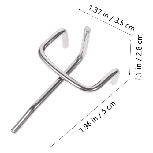 50pcs Heavy Duty Iron Pegboard Hooks for Garage Storage and Workshop Tool Organization 2