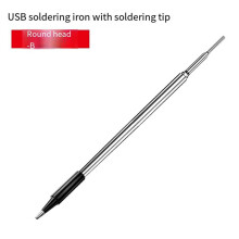 C210 Soldering Iron Tip USB Soldering Iron Tip 5V Battery Soldering Iron Tip Soldering Rework Accessories 6Pcs