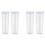 4 Pcs 2L Tall Clear Spaghetti Pasta Storage Container with Adjustable Lid,Multi-Purpose Plastic Kitchen Food Storage Jar 1