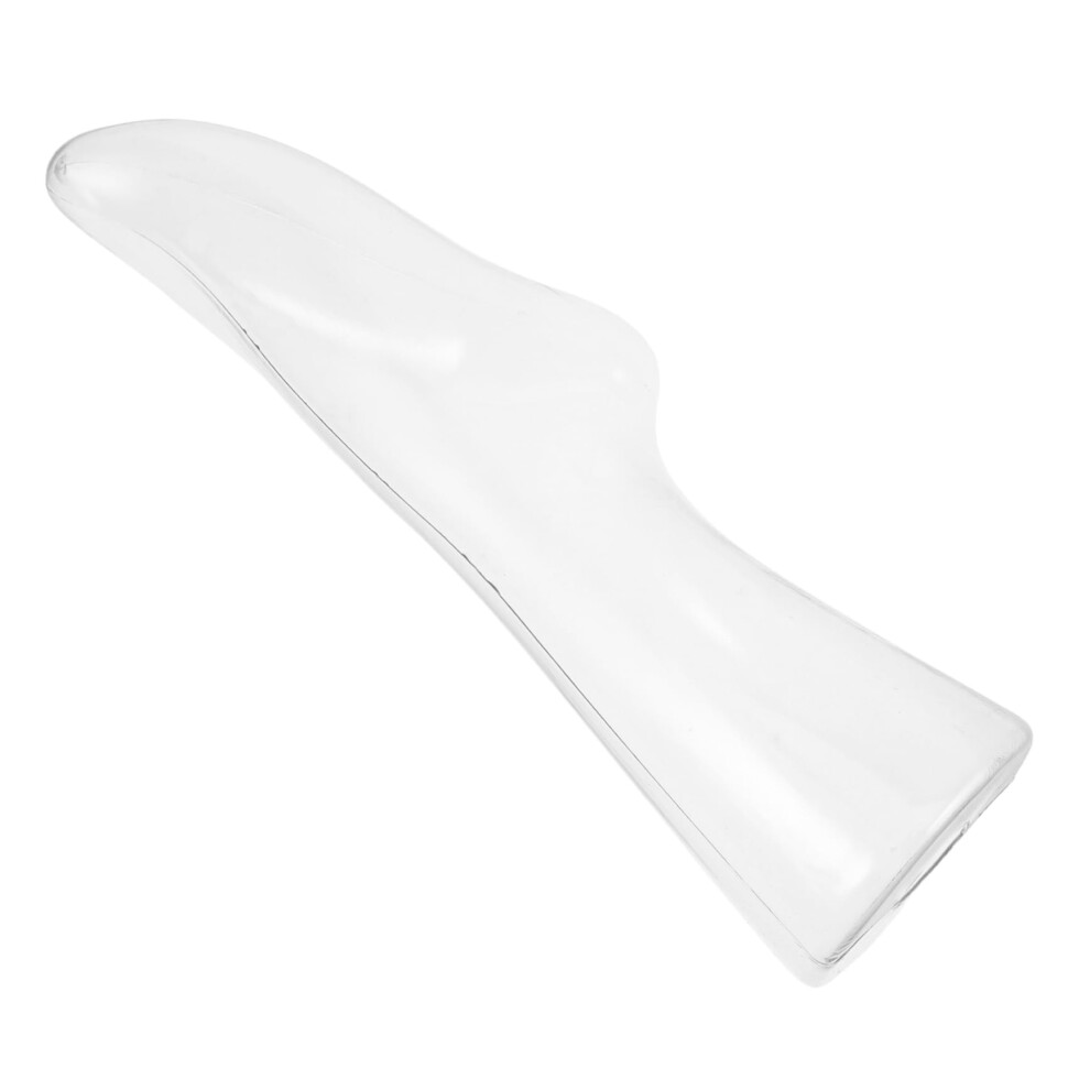 Sock Display Mannequin Clear Plastic Inverted Foot Stand Transparent Model For Retail And Photography 9053599593768