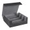 3X 1800+ Card Deck Case for Trading Cards, Magnetic Card Storage Box Top Side-Loading Deck Case Black+Gray 3