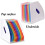 2X Extended File Holder Folder Vertical A4 Vertical File Storage Basket Desktop 13 Pocket File Holder 2