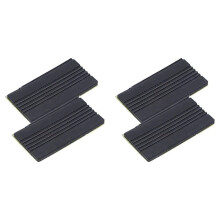 2X Bass Drum Non-Slip Rubber Pad Jazz Drum Pedal Guards Kick Drum Pedal Pad Percussion Instrument Part
