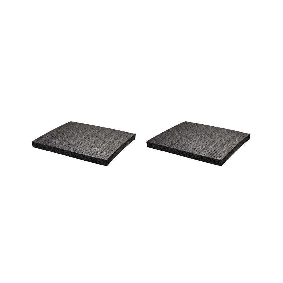 4Pcs 50X30x2cm Pick Apart Foam Insert Cutting Foam Lining Packaging Pre-Cutting Tool Box And Hard Case Foam Black Wella Elements
