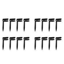 16PCS Beach Towel Clip Camping Mat Clip Outdoor Clothes Pegs for Sheet Holder Towel Clips Clamp Black