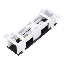 2X 8 Port Patch Panel for Cat. 6 Versatile Data Center Plastic Wall Mount for Computer Home for Wiring Server Room